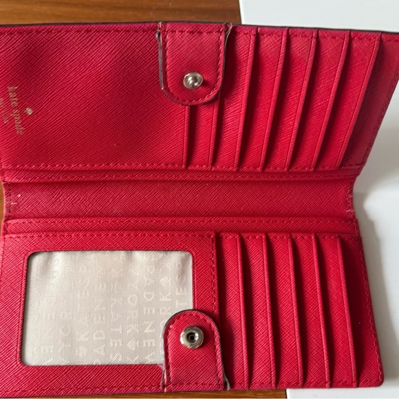 Kate Spade Red Wallet - Picture 2 of 2